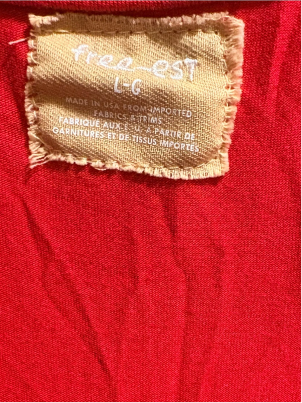 Free People Free-est Royale One-Piece Size L NWT Red Scarlet - Picture 4 of 8